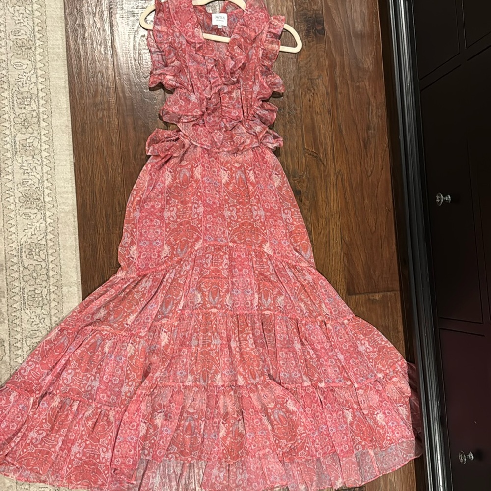 Misa pink floral dress size XS